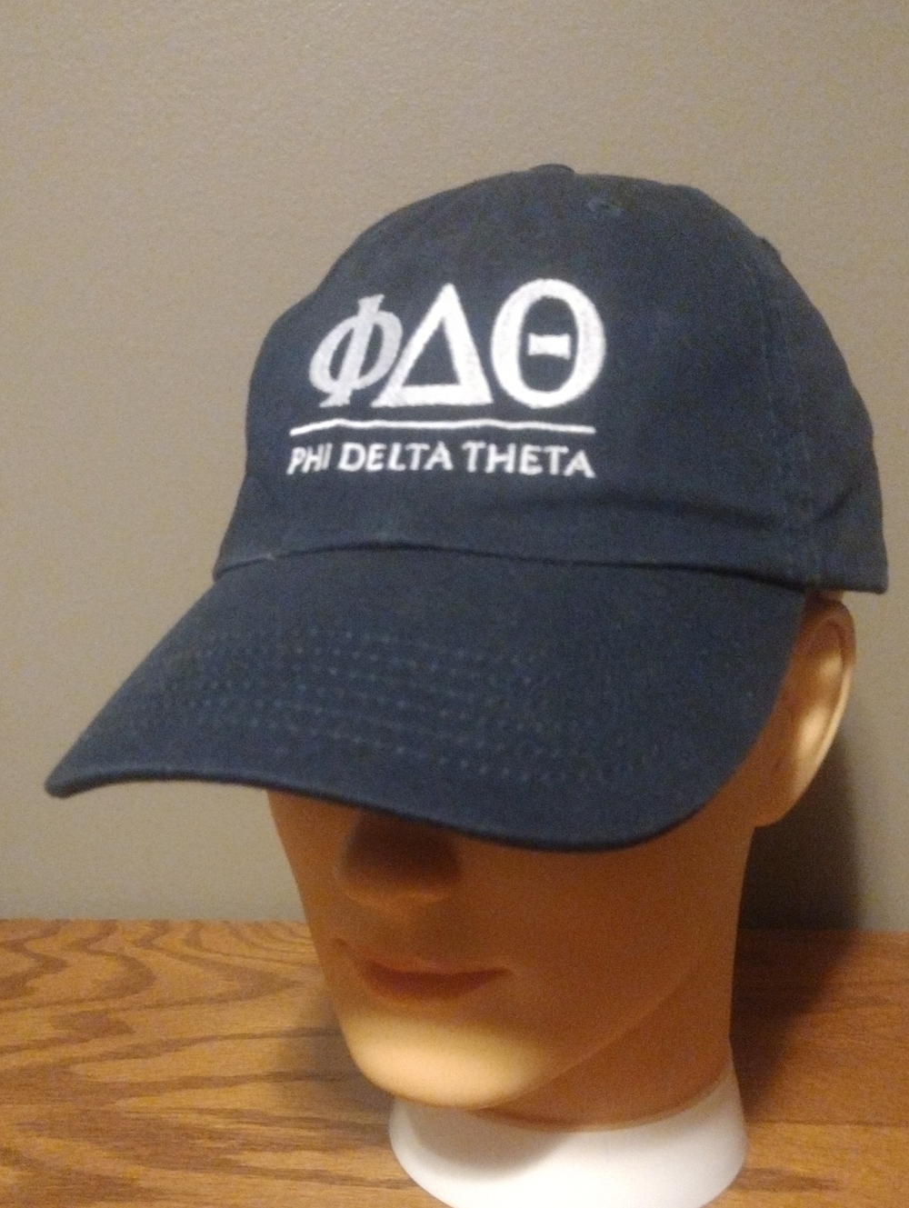 Phi Delta Theta Embroidered Navy Adult Baseball Cap